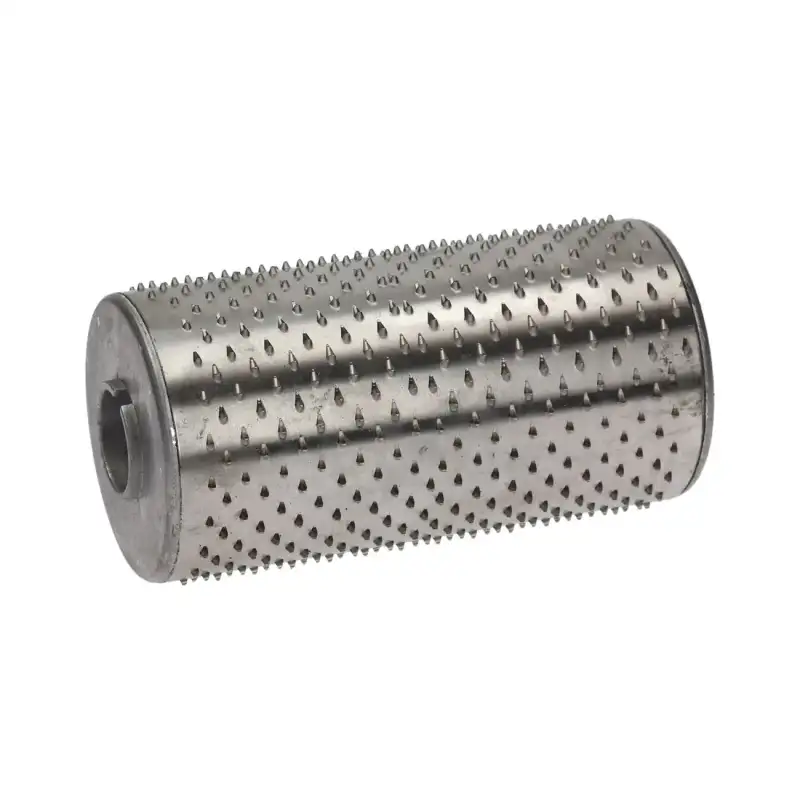 Fama OEM F2158 Grating Roll Stainless Steel | Ø 75 mm | Fama & Sirman Grater, Meat Mincer, and Coffee Grinder Compatibility