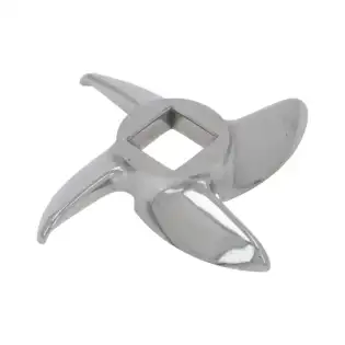 Messer für Fleischwolf aus Edelstahl | Ø 60 mm | Kompatibel mit Modellen von Fama, Angelo Po und Zanussi.