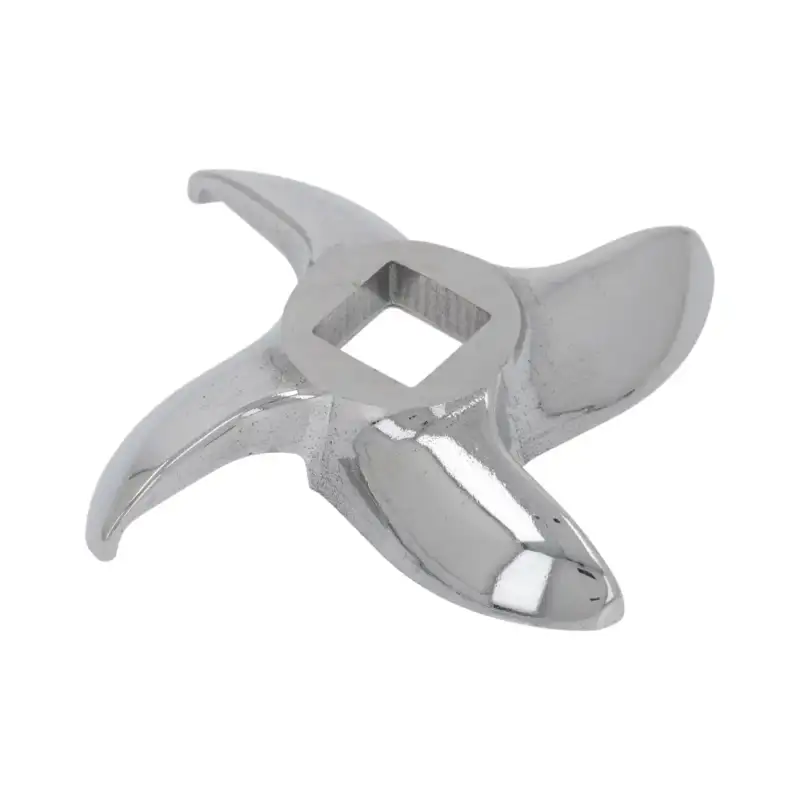 Couteau pour hachoir à viande en acier inoxydable | Ø 73 mm | Compatible avec Fama, Angelo Po, Sirman et Zanussi