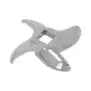 Cuchilla para picadora de carne de acero inoxidable | Ø 73 mm | Compatible con Fama, Angelo Po, Sirman y Zanussi