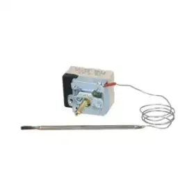 Single-Phase Thermostat 50-300°C | D-Shaped Pin 6x4.6 mm | Fama Fry Top, Hot Plate, Toaster Compatibility