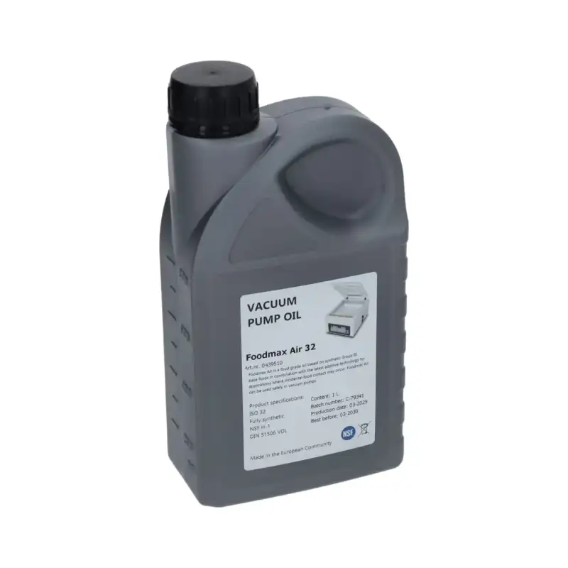 Aceite V32 OEM 0439510 de Henkelman - 1 L para envasadoras al vacío.