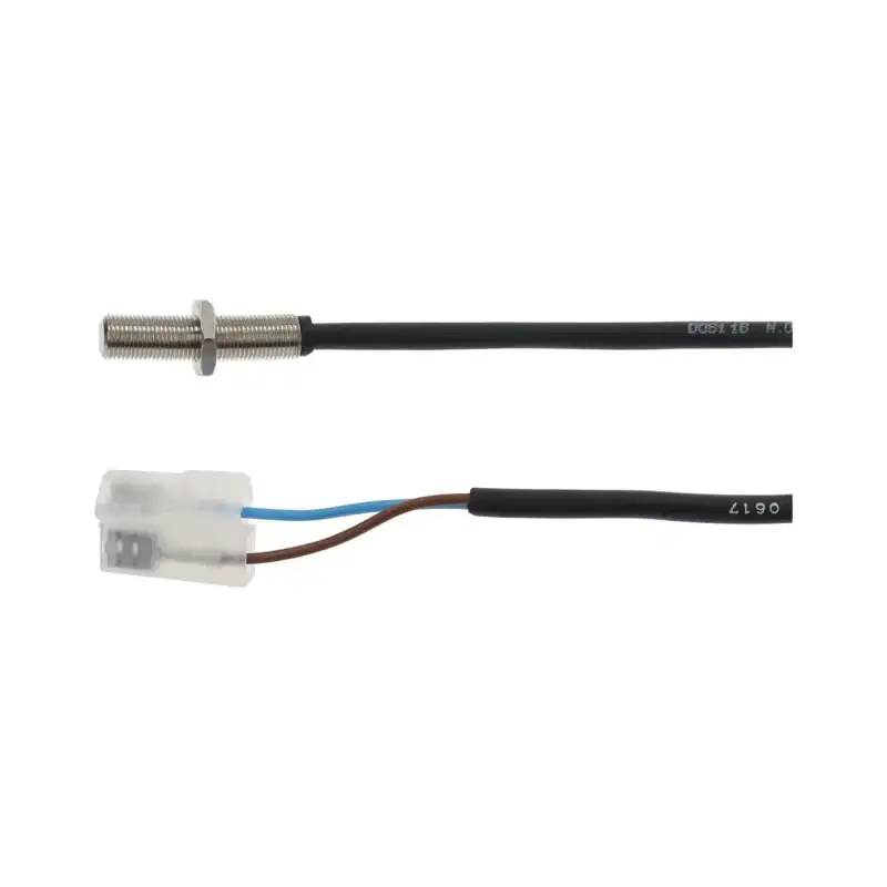 Microinterruptor magnético Fama ø 8x36 mm para limpiadores de mejillones y peladores de patatas.