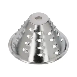 Coupe-fromage en cône Fama OEM F2182 avec grille de 7 mm pour découper les légumes et la mozzarella.