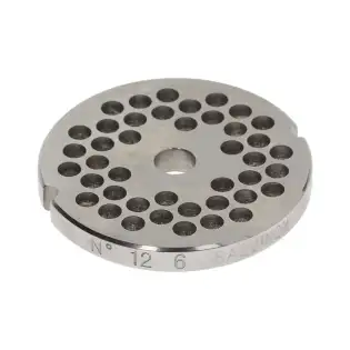 Fama OEM F3136 Selbstschärfende Platte aus Edelstahl Mod.12/6 mit Auswurföffnungen