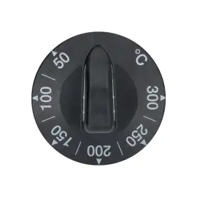 Sort knott ø 50 mm 50-300°C for Fama og Milan Toast-utstyr