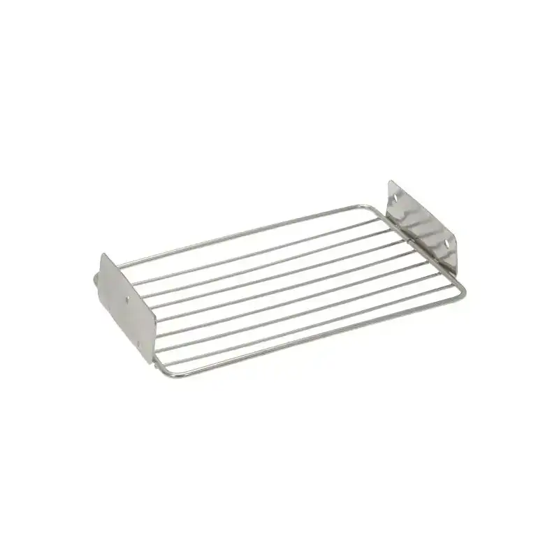 Grille en acier inoxydable Fama OEM F2168 avec ailettes de fixation pour râpes et hachoirs à viande.