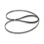 Hoja de sierra de hueso 1850×h16 mm recubierta de diamante hecha en Italia.
