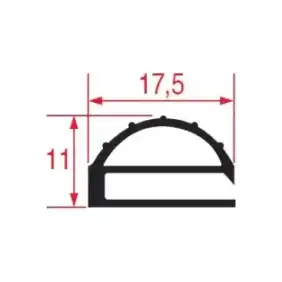 Middle-Edged Gasket 2010–2300 mm | Grey | Made in Italy