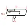 Snap-In Gasket 585x390 mm