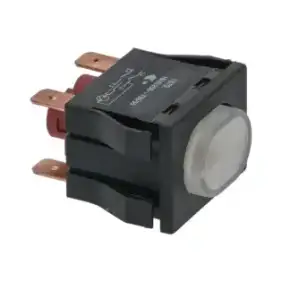 Interruptor bipolar OEM Sammic blanco 16A 250V con luz indicadora.