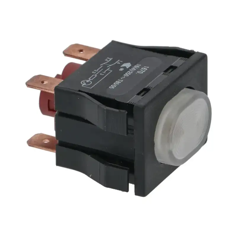 Interruptor Bipolar Branco Sammic OEM 16A 250V com Luz Indicadora