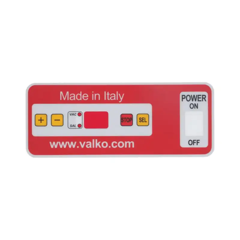 Valko OEM 1103V126 Control Silkscreen for Favola 315-415