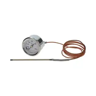 Tele-Thermometer White ø 52 mm 50-350°C – Made in Italy