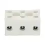 Terminal Block 3-Poles Ceramic – 450V, 300°C – Made in Germany