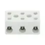 3-Pole Ceramic Terminal Block – 450V, 300°C – Made in Germany