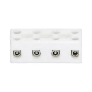 4-Pole Ceramic Terminal Block – 450V, 300°C – Made in China