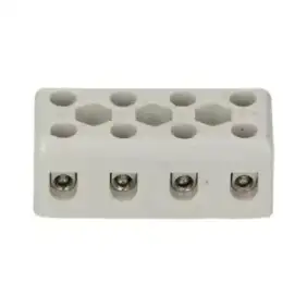 4極セラミック端子ブロック – 400V、300°C – 中国製