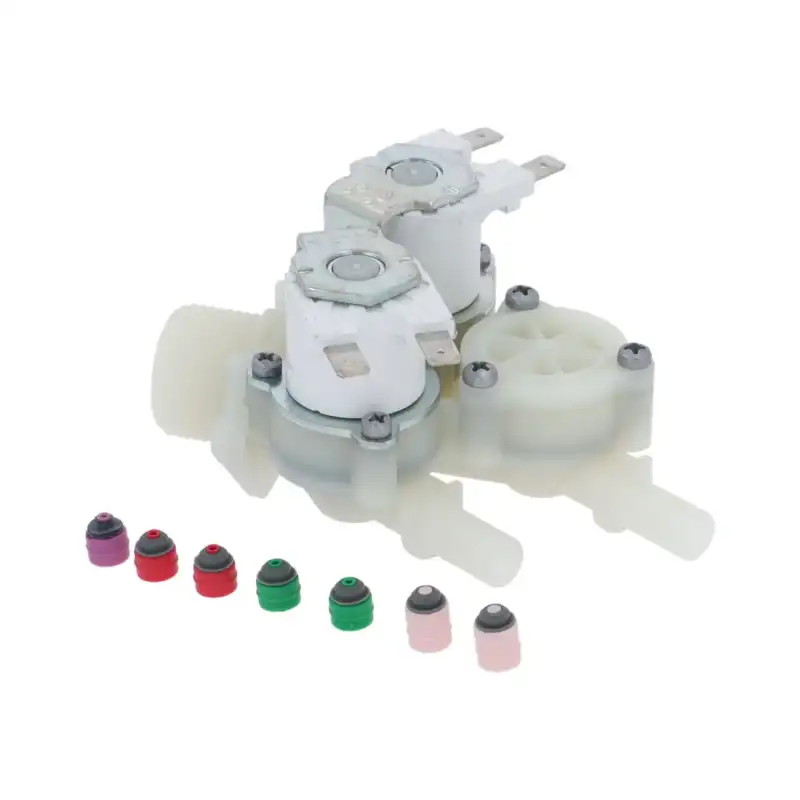 Válvula solenóide Lainox LAR65110240 de 180°, de 3 vias, 220V.