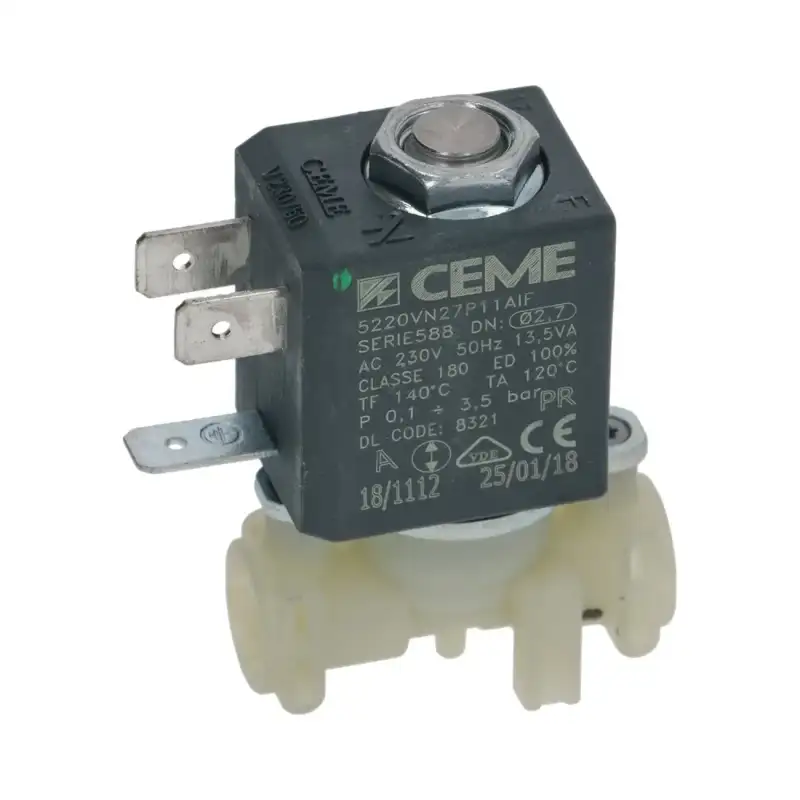 Valvola solenoide De'Longhi 2VA 230V 5213218321 - Parte per macchina da caffè