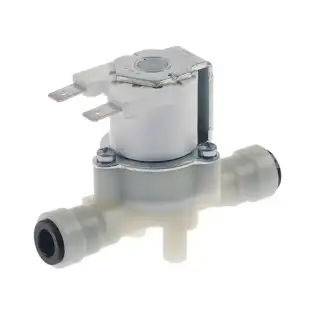 Solenoidventil 1 vei 180° ø 8/8 mm - 230V Hurtigkobling