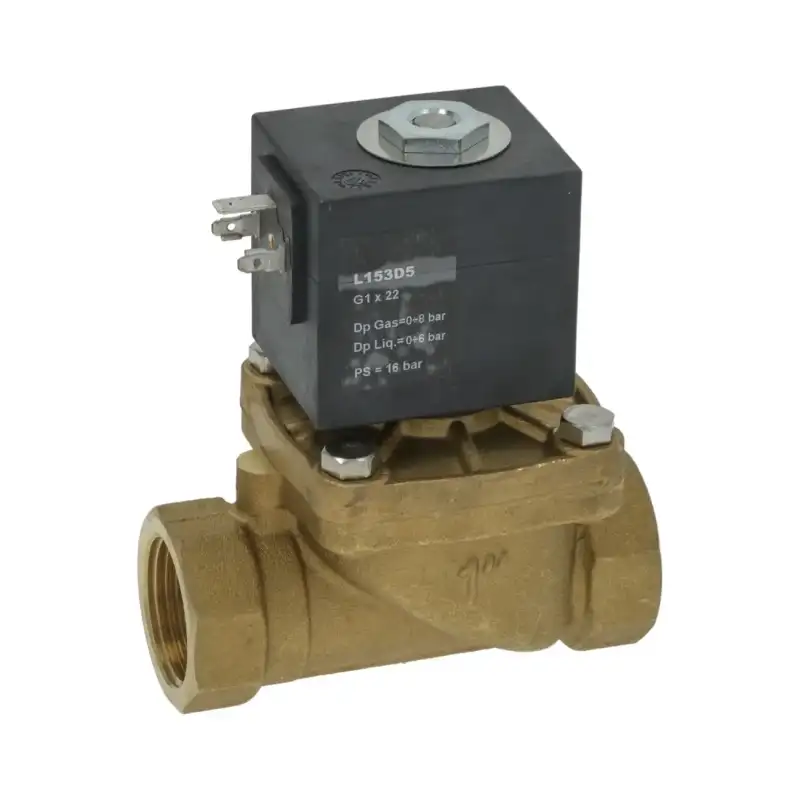 Asco/Sirai L153 D5 1" Solenoidventil – Damp, NC, 230V, Laget i Italia