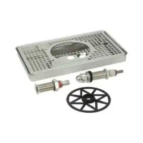 מגש גלגלת מאלימיניום נירוסטה Celli 62367 בגודל 300x180x30 מ"מ - מעל המונח