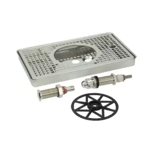 מגש גלגלת מאלימיניום נירוסטה Celli 62367 בגודל 300x180x30 מ"מ - מעל המונח