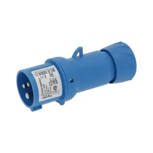 PLUG SINGLE-PHASE 2 POLES + T IP44 250V 16A