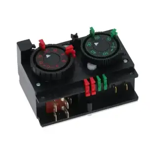 Temporizador Theben FRI 77 g-2: descongelación ajustable y ventilador.