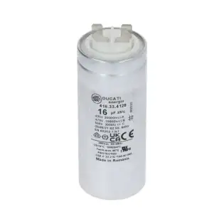 Fiorenzato OEM 600000473 - קונדנסטור Ducati Energia בנפח של 16 מיקרופארד.