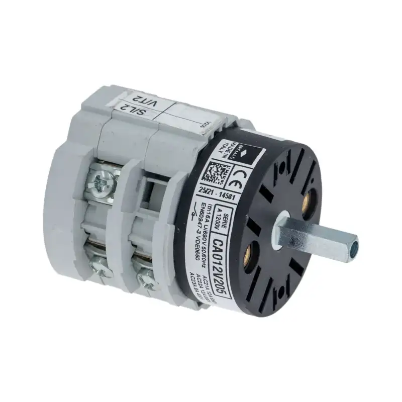 Fiorenzato OEM 600000003 – Selector Switch 0-1 Positions 12A 400V