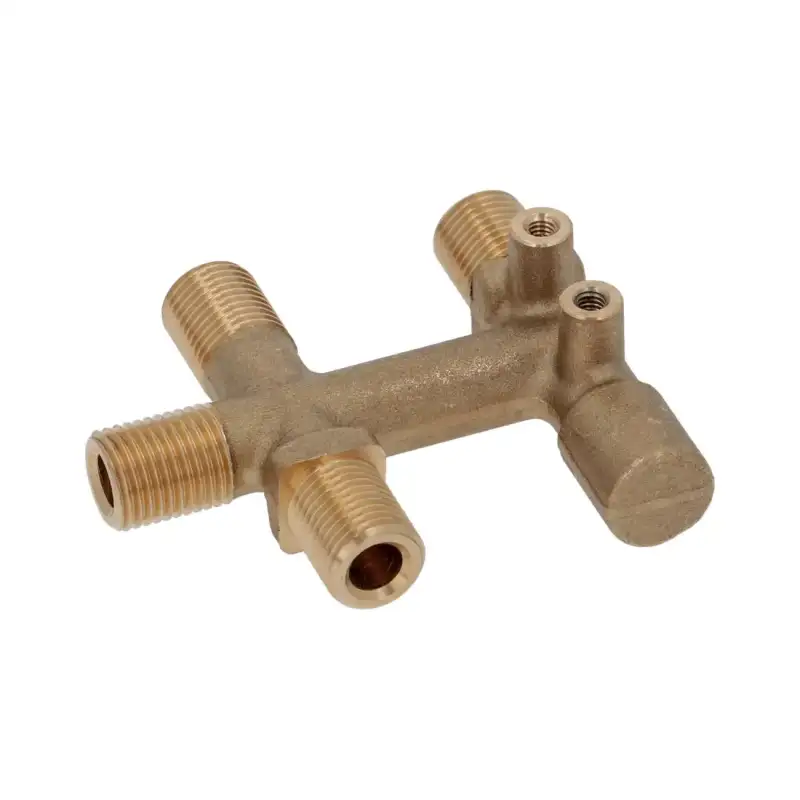 Nuova Simonelli OEM 06200125 – 4-Way Fitting (1/4" M Threads)