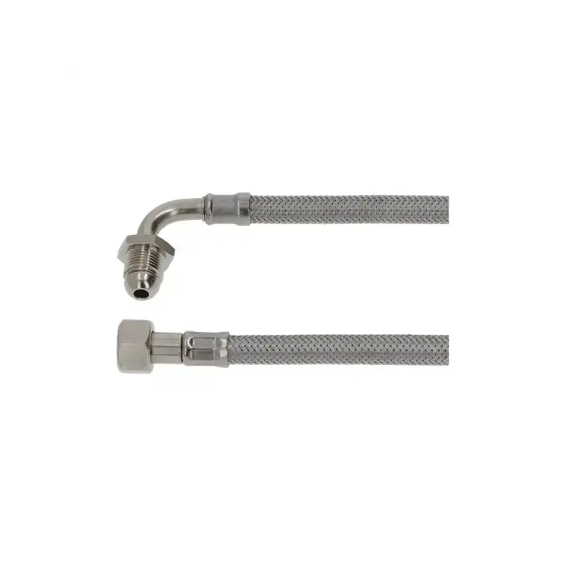 Wąż elastyczny z łokciem do podłączenia wody Rancilio OEM 69000734 o długości 1800 mm.