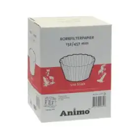 Filtre à papier pour panier Animo OEM 01116 Ø152/457 mm (500 pièces) - Fabriqué aux États-Unis