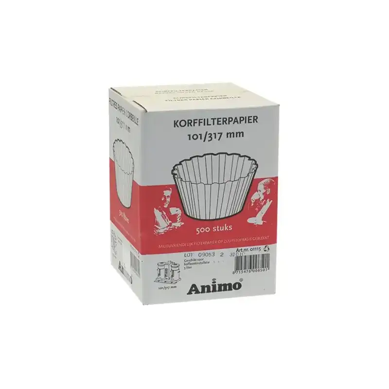 Animo OEM 01115 Kurv Papirfilter ø 101/317 mm - Lavet i USA