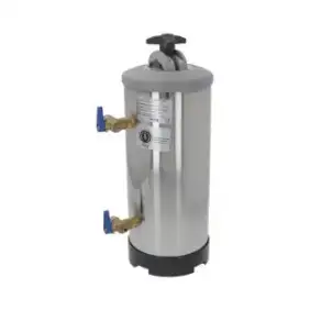 Waterontharder met handmatige bediening van 12 liter, diameter 3/4", gemaakt in Italië.