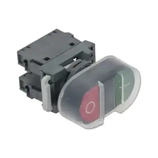 Drukknoppaneel O-I groen-rood 6A 250V - Gemaakt in China