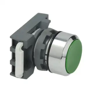 Bouton-poussoir de démarrage vert ABB MP1-20G Ø22 mm Fabriqué en Suède