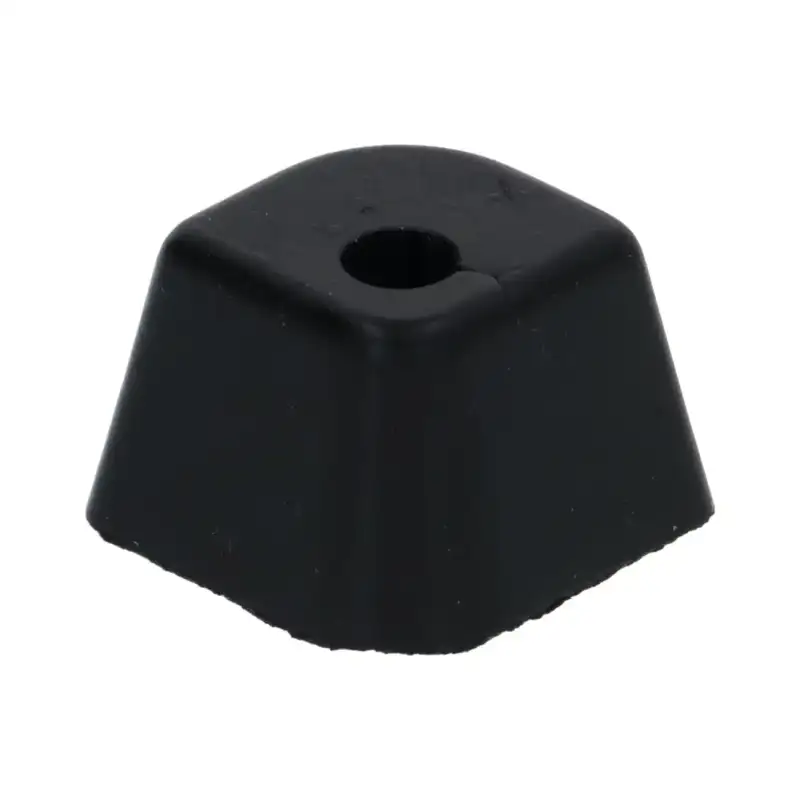 רגל גומי Berkel OEM P5012A בגודל 37x29x20 מ"מ, עם חור בקוטר 7 מ"מ.