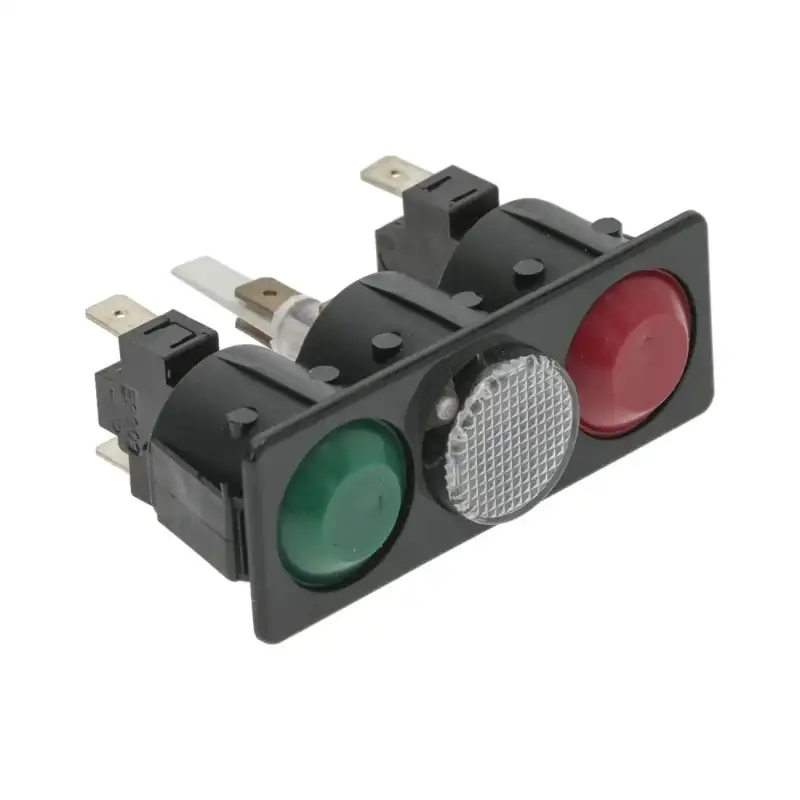 Panel de botones de presión Berkel OEM I3705 verde-rojo 16A 250V.