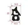 Unox OEM KGN1662A Pakking 1950 mm