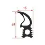 Unox OEM KGN1422A Kit de Vedação da Porta de Silicone 24x16 mm