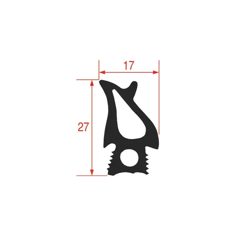Unox OEM KGN1663A Door Gasket Kit Silicone 27x17 mm