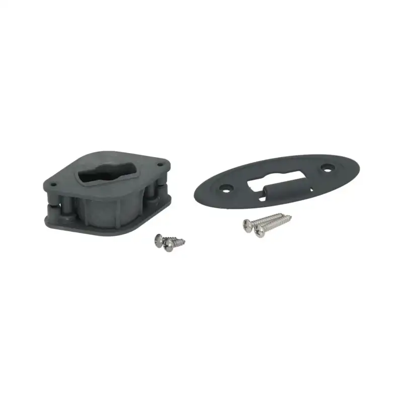 Kit de pestillo Unox KVM1191A para la manija de la puerta izquierda del horno.