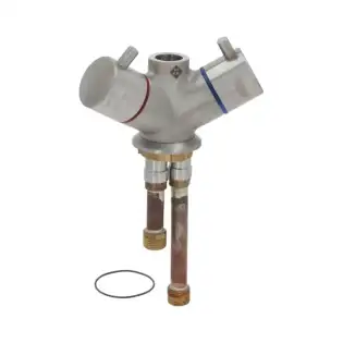 Grifo mezclador MKN OEM 10034787 de 3/4" sin salida y una altura de 75 mm.