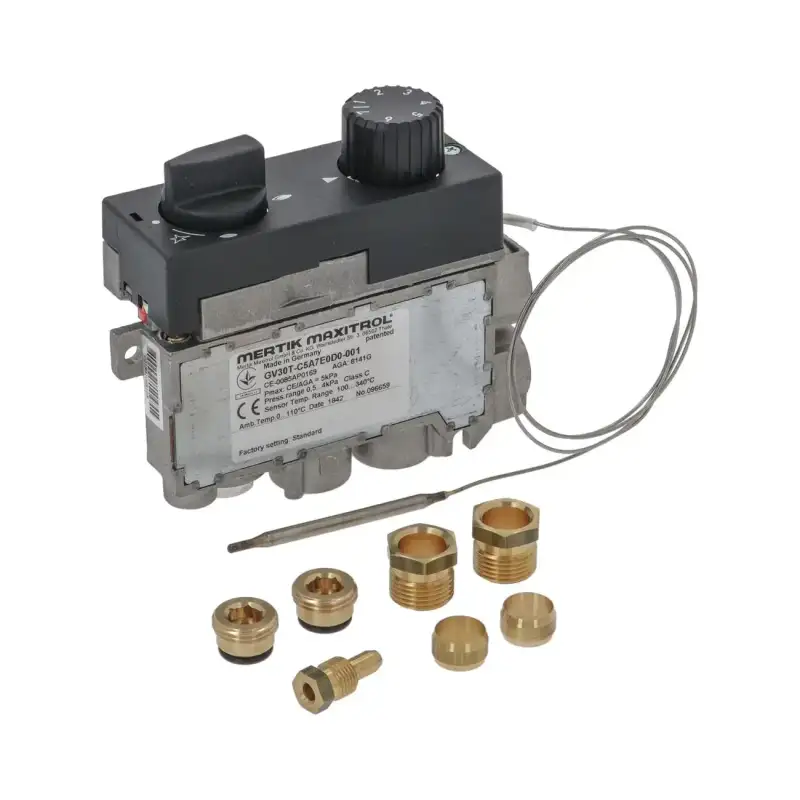 MKN OEM 201799 Gasventil GV30T 3/8" (Hergestellt in Deutschland)