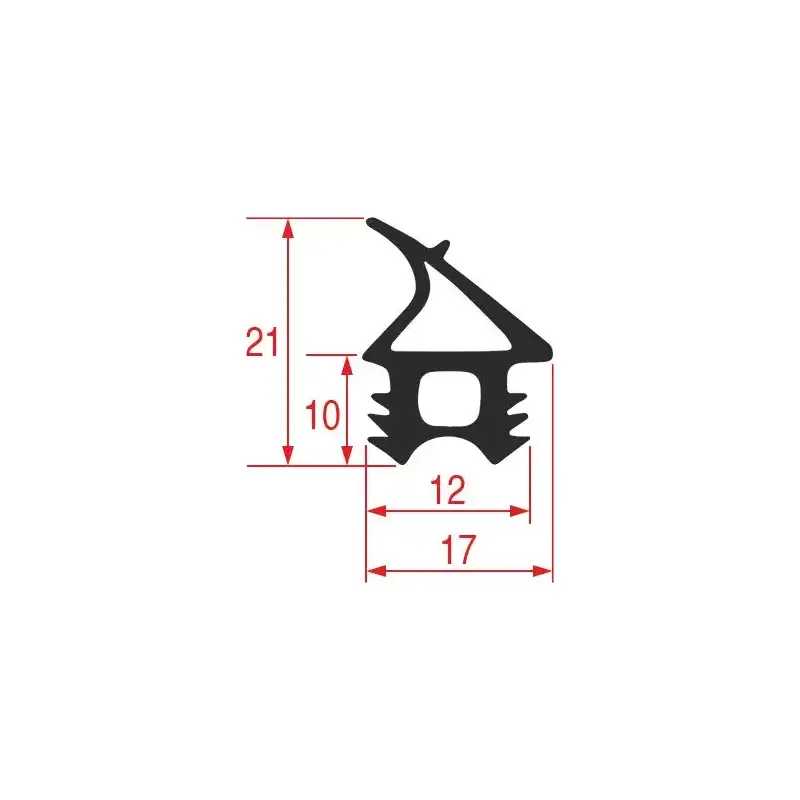 Lainox LA70044122 Oven Door Gasket 805x705 mm