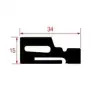Lainox OEM LA70048040 oven draagarm afdichtingsset siliconen 14x28 mm