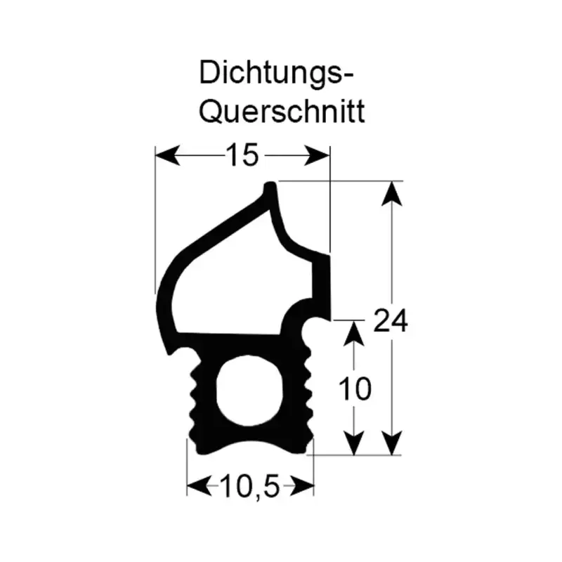 Convotherm OEM 7056343 Deurrubber 20.10 Convotherm 4